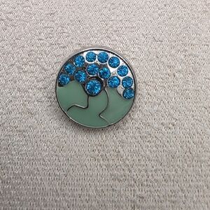 Tree of Life Brooch with Blue Crystals (1922)